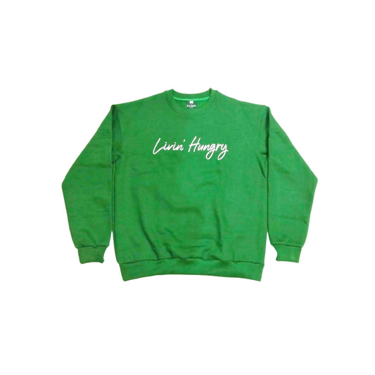 EMERALD GREEN CREWNECK SWEATER