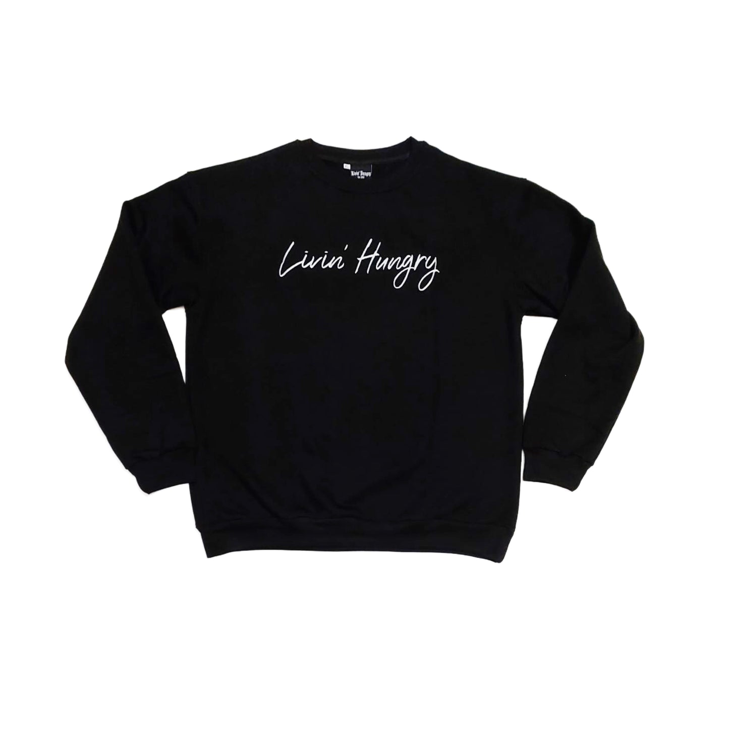 BLACK CREWNECK SWEATER